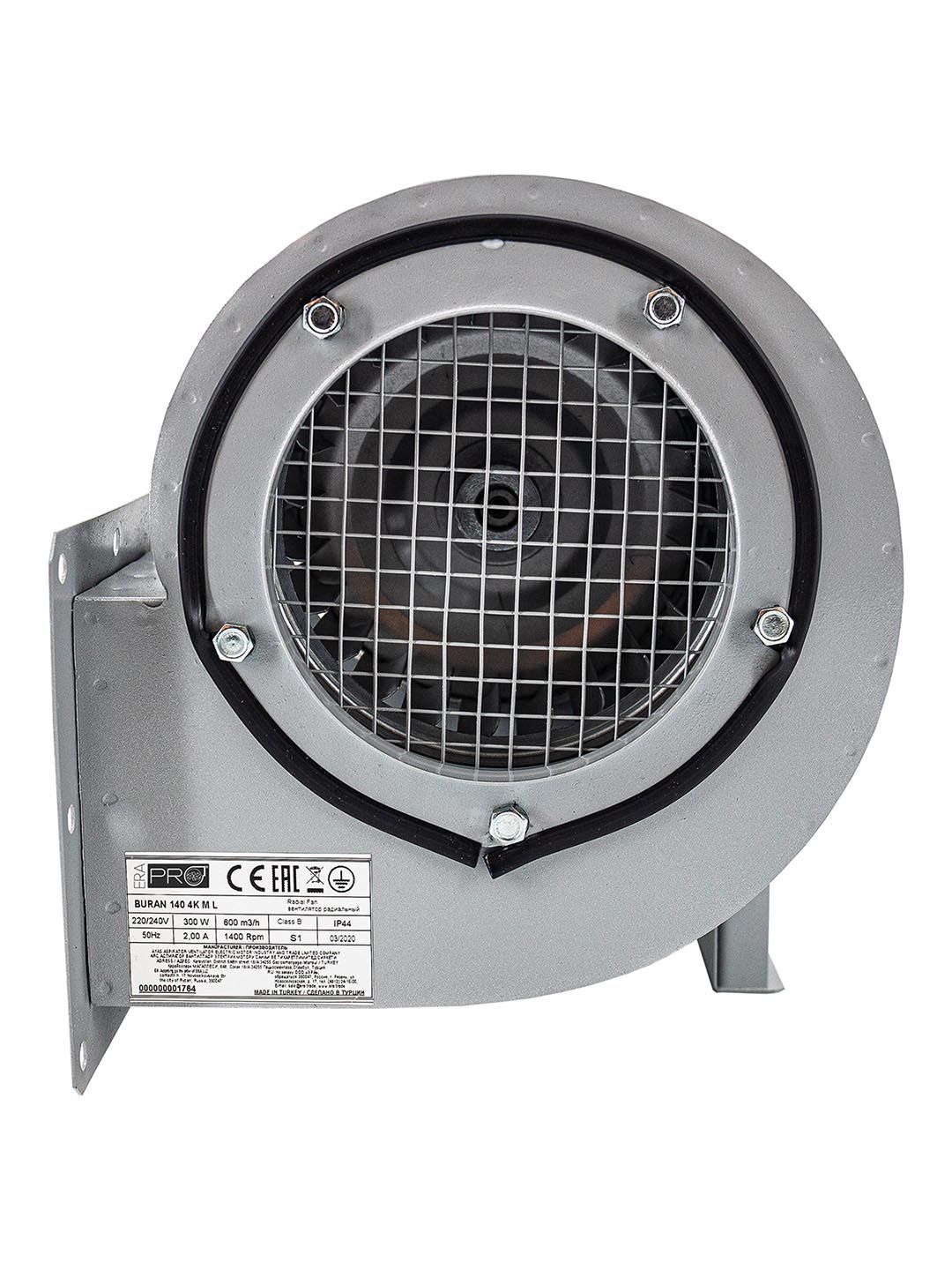 Вентилятор радиальный BURAN 140 220V Пр0 2полюс ERA PRO