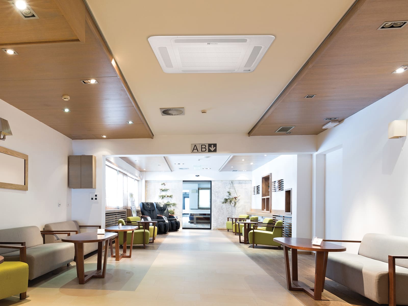 Кассетный внутренний блок мульти сплит системы Electrolux EACC/I-18 FMI/N8_ERP