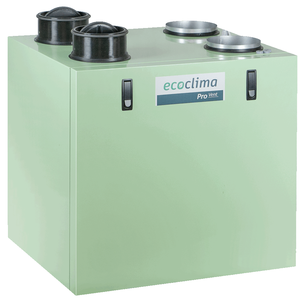 Вертикальные приточно-вытяжные установки с роторным рекуператором