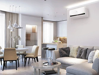 Настенный внутренний блок мульти сплит системы AUX AMWM-H12/4R1(L) (v2)